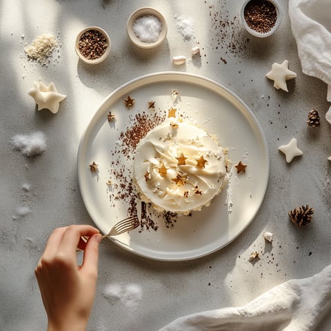 A person is cutting a cake.